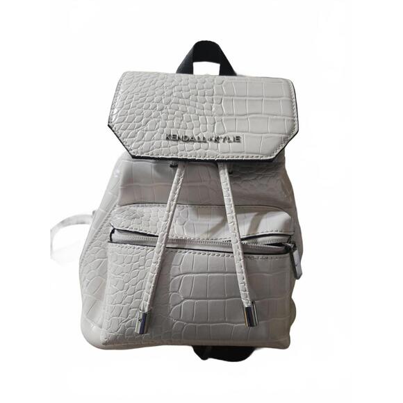 Kendall + Kylie Croc-Embossed Mini Backpack - Picture 7 of 7